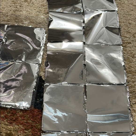 Reflective Silver Foil Sheet Backdrop - Think Disco Backdrop - Picture 7 of 7